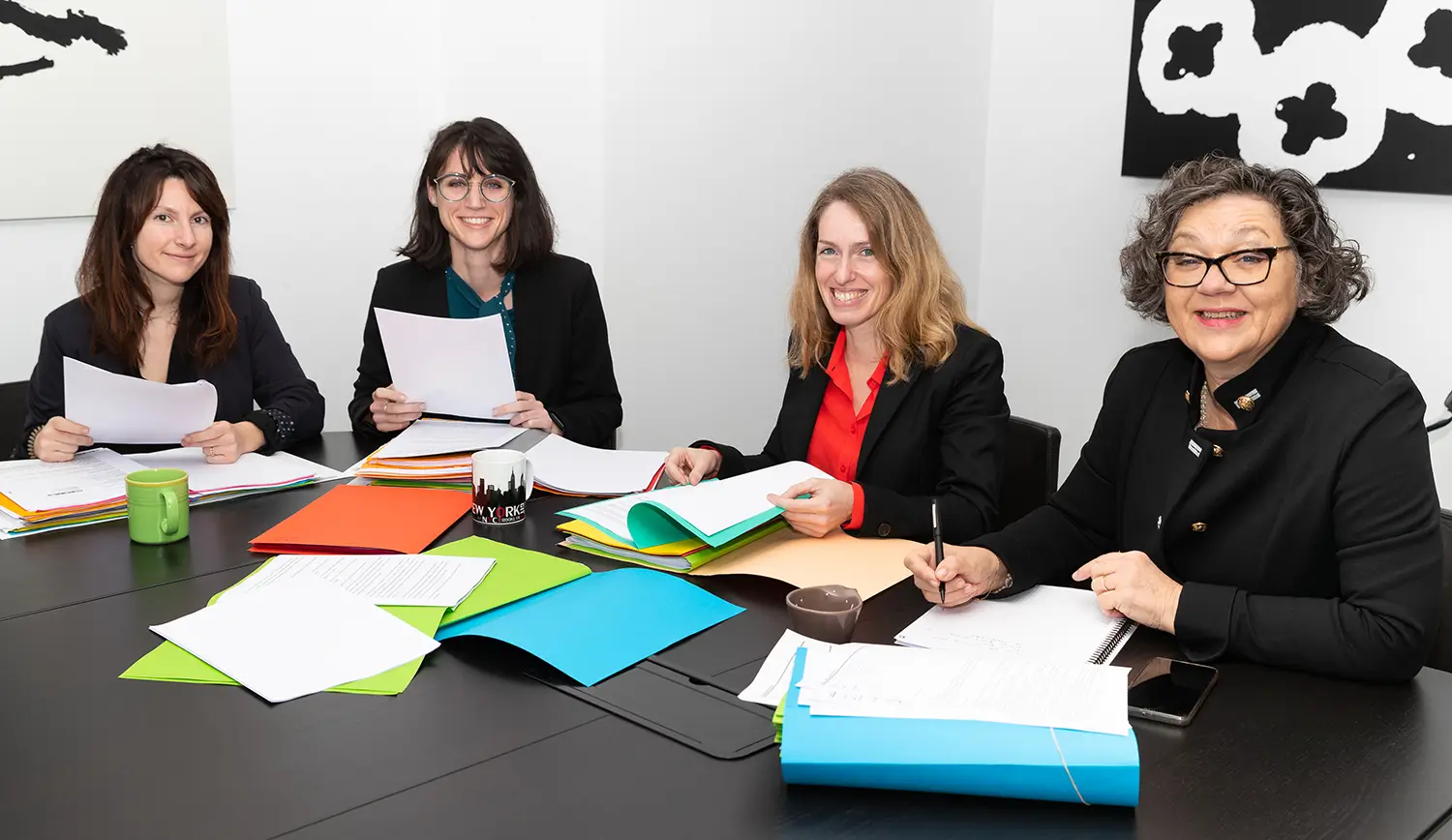 équipe du cabinet d'avocats Amalys